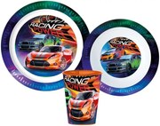 Sada plastového riadu Racing Power s kelímkom