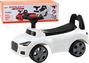 LEAN CARS Jazdiaci automobil s opierkou QX-3396 Horn Storage White