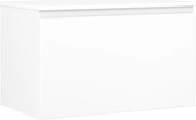 Mexen Orio, kúpeľňová skrinka 80 cm s hornou časťou, 1 zásuvka, biela matná, 91A10-08047-1-BFC01