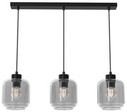 Luster na lanku SOMBRA 3xE27/60W/230V šedá