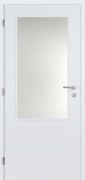 Doornite Interiérové dvere 2/3 sklo 80 L, 846 × 1 983 mm, lakované, ľavé, biele, presklené