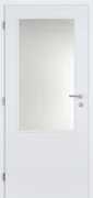 Doornite Interiérové dvere 2/3 sklo 80 L, 846 × 1 983 mm, lakované, ľavé, biele, presklené