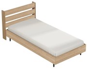 Jednolôžková posteľ 100 cm Otto 13 (bez roštu) (orech). Akcia -18%. Vlastná spoľahlivá doprava až k Vám domov. 1106432