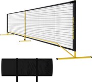 SPORTNOW Prenosná Pickleball sieť, 6,7m s Taškou, Kovový Rám pre Interiér a Exteriér Žltá | Aosom
