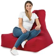 Sedací vak Bali Plyš Farba: Červený