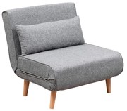 Kreslo Folde Single Light Grey