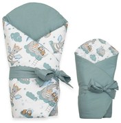 Obojstranná detská zavinovačka New Baby Dráčik 80x80 cm