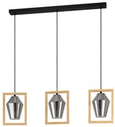 Eglo 99702 - Luster na lanku VIGLIONI 3xE27/40W/230V