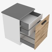 Kuchynská skrinka spodná 60 cm šuflíky vnútorné TOR SDSZW60/0/WT/DW/B/B1/PP