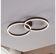Eglo 900955-LED RGBW Stmievateľné stropné svietidlo AMANDOLO 19,5W/230V čierna + DO EG900955