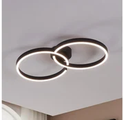 Eglo 900955-LED RGBW Stmievateľné stropné svietidlo AMANDOLO 19,5W/230V čierna + DO EG900955