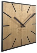 Dubové nástenné hodiny Eko Exact 50cm, z119
