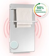 Klarstein Hot Spot Crystal Flow, ohrievač do kúpelne, 45 x 82 cm, 36 m², 2000 W, 5-40 °C, LED