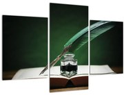 Obraz písacieho pera (90x60 cm)