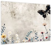 Obraz - Lúka v betóne (70x50 cm)
