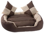 Petstuff pelech pre psa, krémovo-hnedý, 110 x 80 x 23 cm