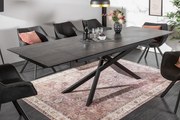 Rozkladací jedálenský stôl Euphoria keramická doska v lávovom vzhľade 180-220-260cm