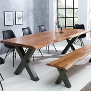 Jedálenský stôl Mammut X 240x105cm drevo Acacia  - Komfort-nábytok