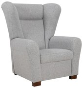 Kreslo ušiak VIVA sivé