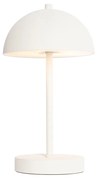 Vonkajšia stolná lampa biela nabíjateľná 3-stupňovo stmievateľná - Keira