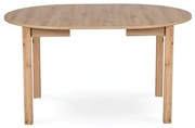 Rozkladací jedálenský stôl Klara 102-142 cm MDF Dub riviera