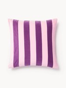 Zamatový patchwork poťah na vankúš Remus