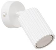 Biele bodové svietidlo 8x16 cm Gleam – Sollux