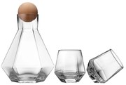 Súprava 2 pohárov na whisky a karafy 1.28 l Jaxon – Ladelle