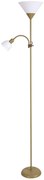 Brilagi - Stojacia lampa ARIANA 1xE27/100W/230V + 1xE14/25W zlatá