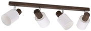 Spot-Light DO2248456 - Stropné bodové svietidlo TRENDY 4xE27/15W/230V borovica