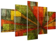 Obraz geometrické abstrakcie (150x105 cm)
