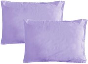 Gipetex Natural Dream Obliečka na vankúš talianskej výroby 100% bavlna - 2 ks fialová - 2 ks 70x90 cm