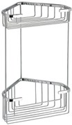 Gedy Gedy, SMART dvojposchodová rohová police 200x325x151mm, chróm, 2482