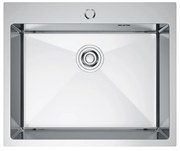 Erga HD, 1-komorový oceľový drez 600x500x210 mm, oceľová, ERG-MLS-HD6050X