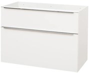 Mereo Mereo, Mailo, kúpeľňová skrinka 101 cm, chrómové madlo, MER-CN512S