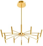 Redo 01-3448 - LED stmievateľný luster na tyči RAYEN LED/60W/230V CRI 90 zlatý