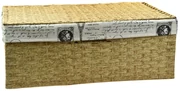 Úložný box s vekom s látkou PARIS Rozmery (cm): 48x30, v. 17