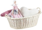 Kôš na bielizeň bielený prútený Klut VII.š. 60 x hl. 44 x v. 23(cm)