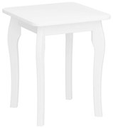 Konsimo Sp. z o.o. Sp. k. Odkladací stolík BAROQUE 45,6x39 cm biela KO0135
