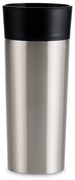 Cestovný hrnček na kávu TO GO, ušľachtilá oceľ