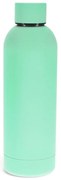 Cestovná fľaša z nehrdzavejúcej ocele v mentolovej farbe 500 ml – Rex London