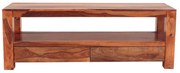 TV stolík Tara 140x50x45 indický masív palisander Natural