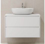 Kúpeľňová skrinka TRONDHEIM pre umývadlo 90 cm biela