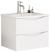 Závesná skrinka pod umývadlo Houseland Bravio 60 cm biela