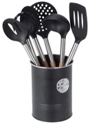 Excellent Houseware Sada kuchynského náčinia v stojane Bistro, 7 ks