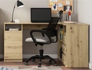 Rohový písací stôl Carlos, dub artisan%