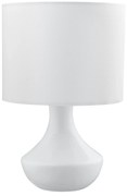 Rustikálna stolová lampa Rosia 18 biele