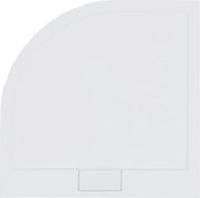 Besco Štvrťkruhová akrylátová sprchová vanička AXIM HR 80x80 (90x90) UltraSlim BESCO-Rozmery: 80x80