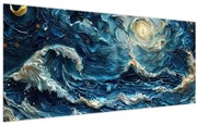 Obraz - Maľba oblohy a mora (120x50 cm)