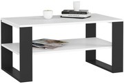 Konferenčný stolík ALEX biely / čierny